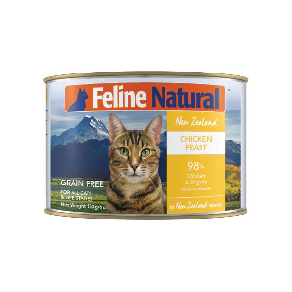 Feline Natural Canned Food Chicken Feast 170g ePet.hk Free