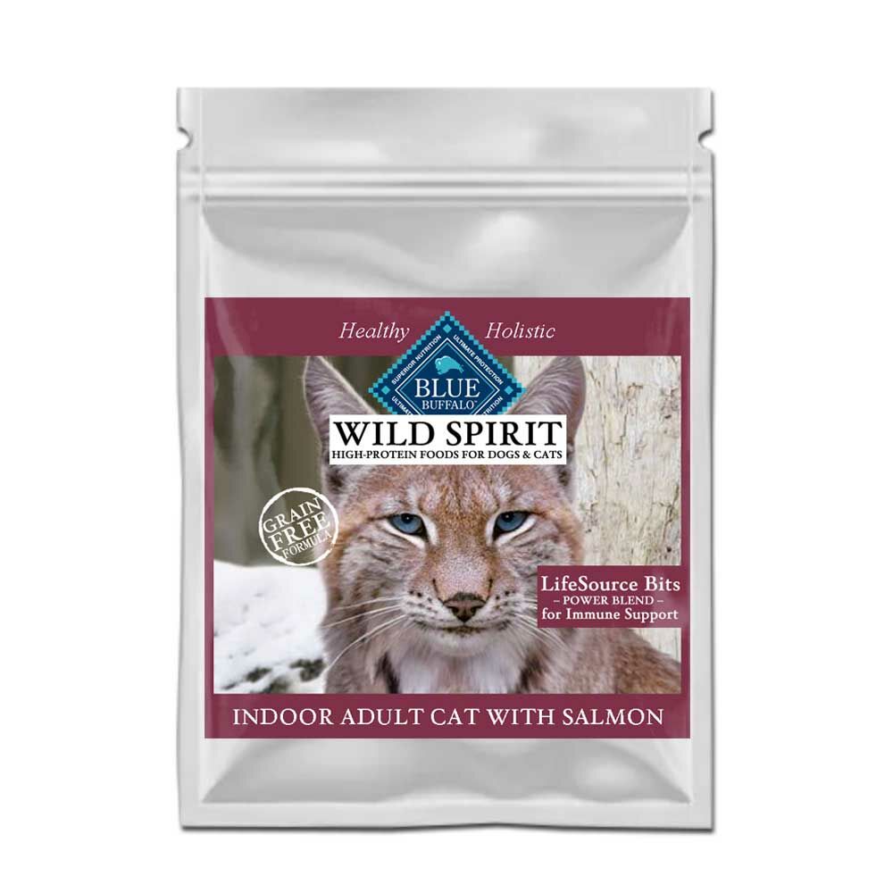 Blue Buffalo Cat Food Wild Spirit Indoor Grain Free Salmon