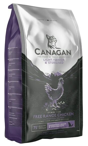 Canagan Cat Food - Grain Free Light / Senior / Sterilised ...