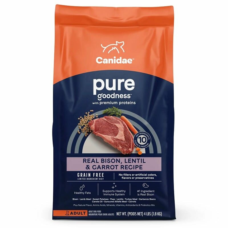 Canidae Dog Food PURE Real Bison Lentil Carrot ePet.hk