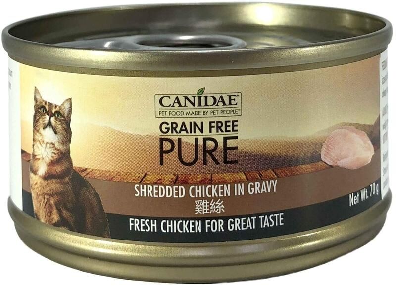 Canidae Wet Cat Food Pure Shredded Chicken in gravy 70g ePet