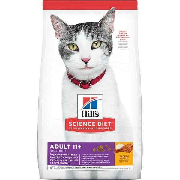 Hills Science Diet Senior Cat Food Adult 11 ePet.hk Free