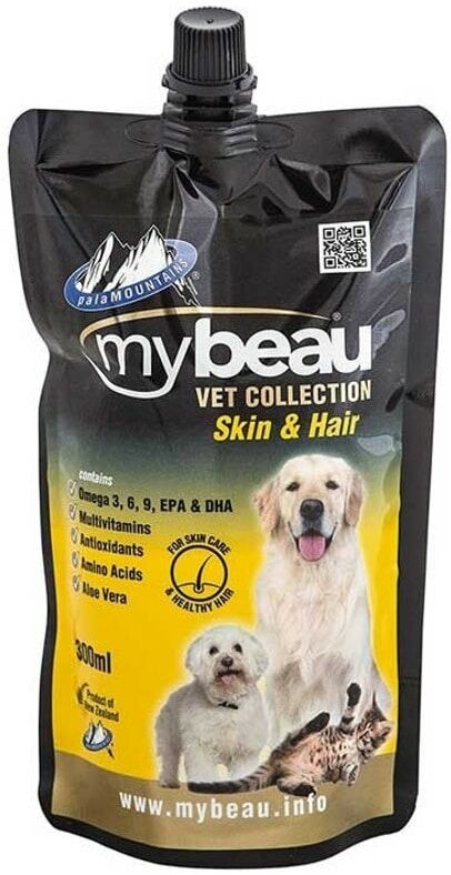 Mybeau Skin Hair with Multivitamin for Dogs Cats 300ml ePet