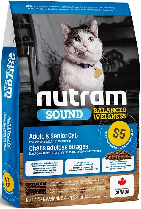 Nutram Cat Food S5 Sound Balanced Adult Senior ePet.hk