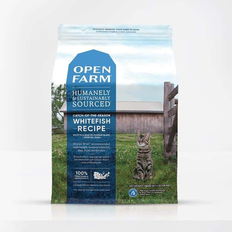 Open farm whitefish dog hot sale food