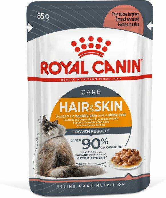 Royal Canin Cat Pouch Hair Skin Care Adult Gravy 85g ePet