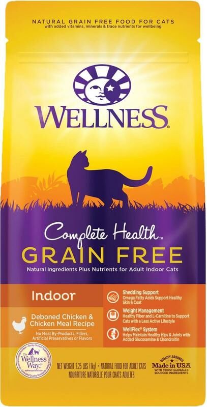 Wellness Complete Grain Free Cat Food Indoor Deboned Chicken