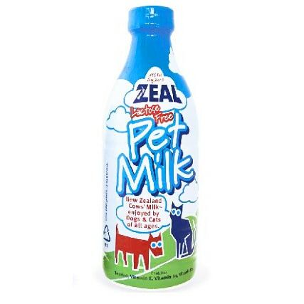 Zeal紐西蘭不含乳糖寵物全脂牛奶1000ml | ePet.hk | 免費送貨