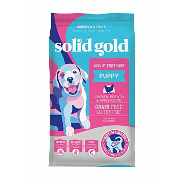 Solid Gold Puppy Food - Love at First Bark - Grain Free - Chicken & Potato & Apple 4lb *