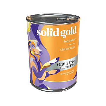 Solid Gold Dog Canned Food - Sun Dancer - Grain Free - Chicken 13.2oz