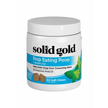 Solid Gold Dog Supplement - Stop Eating Poop Chews 60pcs