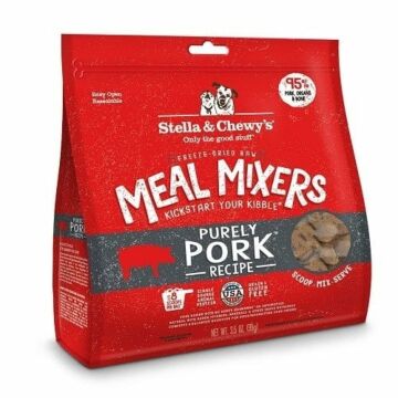 Stella & Chewys Dog Food - Freeze-Dried Meal Mixer - Purely Pork 3.5oz