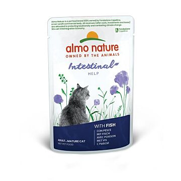 Almo Nature Functional Cat Pouch - Intestinal Help - with Fish