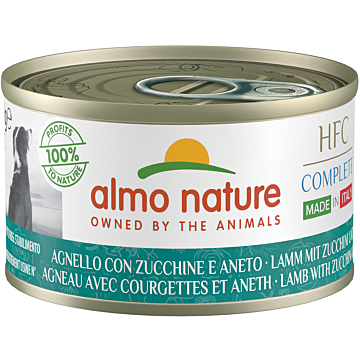 Almo Nature Dog Canned Food - HFC Human Grade - Lamb Zucchini &Dill 95g