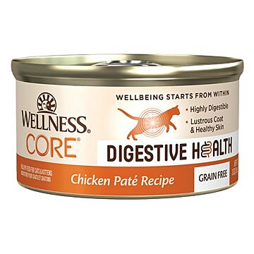 Wellness CORE Digestive Health Cat Canned Food - Chicken Pate 3oz