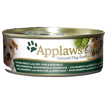 Applaws Dog Canned Food - Chicken Breast with Beef Liver and Vegetables