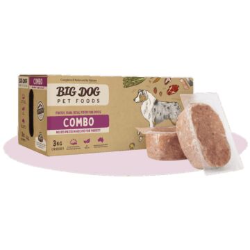 BIG DOG Standard Range Frozen Raw Dog Food - Combo 3kg