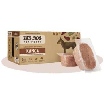 BIG DOG Allergy Range Frozen Raw Dog Food - Kanga 3kg