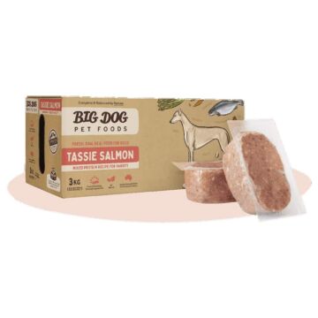 BIG DOG Standard Range Frozen Raw Dog Food - Tasmanian Salmon 3kg