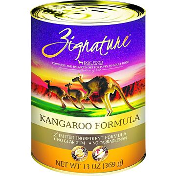 Zignature Dog Canned Food - Limited Ingredient Formula - Kangaroo 13oz