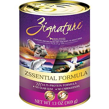 Zignature Dog Canned Food - Zssential Multi-Protein 13oz