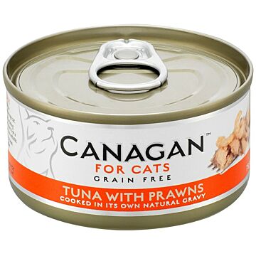Canagan Grain Free Canned Cat Food - Tuna with Prawns 75g
