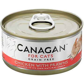 Canagan Grain Free Canned Cat Food - Chicken with Prawns 75g