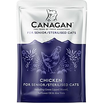 Canagan Grain Free Cat Pouch - Senior / Sterilised - Chicken 85g