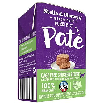 Stella & Chewys Cat Wet Food - Purrfect Pate - Cage-Free Chicken Recipe 5.5oz