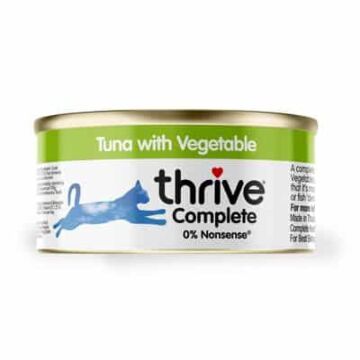 Thrive 整全貓貓鮮肉罐頭 - 100% 吞拿魚 + 蔬菜 75g