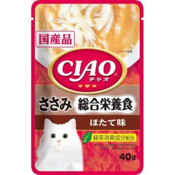 Ciao Cat Pouch (IC-323) - Chicken - Scallop Flavor (Complete Diet) 40g