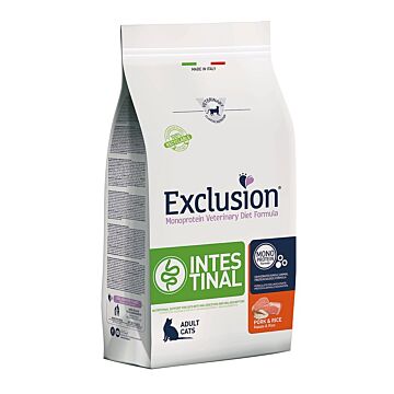 Exclusion Veterinary Diets Cat Food - Intestinal - Pork & Rice 300g