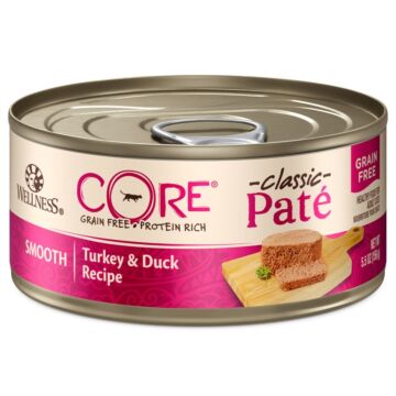 wellness core grain free cat canned turkey duck
