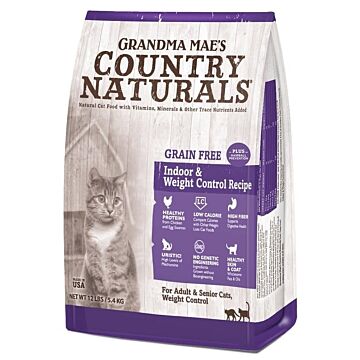 Country Naturals Grain Free Cat Food - Indoor & Weight Control Recipe 4lb