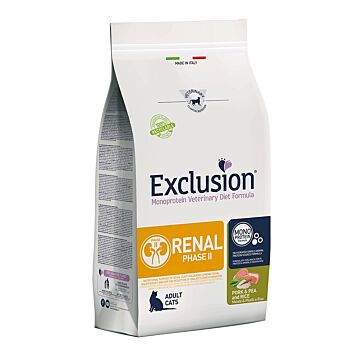 Exclusion Veterinary Diets Cat Food - Renal Phase 2 - Pork Pea & Rice 300g