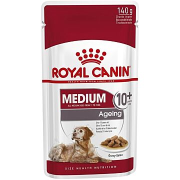 Royal Canin Dog Pouch - Medium Ageing 10+ 140g