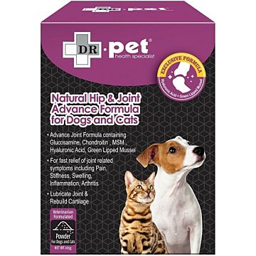 DR.pet Natural Hip & Joint Advance Formula Powder for Dogs & Cats 165g