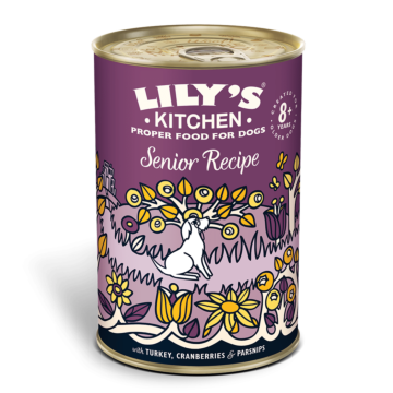 Lilys Kitchen Dog Wet Food - Senior Recipe - Turkey, Cranberries & Parsnips 400g