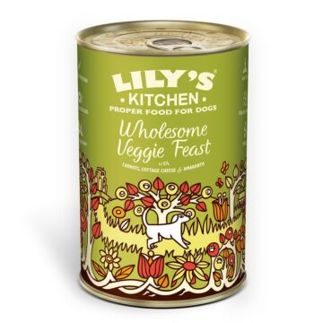 Lilys Kitchen Dog Wet Food - Wholesome Veggie Feast 375g - EXP 18/09/2024