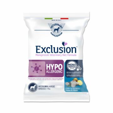 Exclusion Veterinary Diets Dog Food - Hypoallergenic - Fish & Potato for Medium/L 80g (Trial)