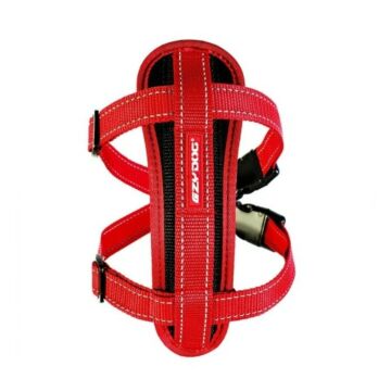 EZYDOG - Chest Plate Dog Harness - Red S