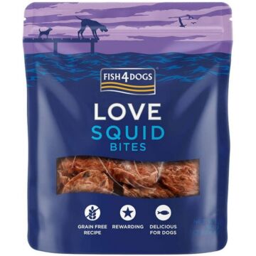 Fish4Dogs Dog Treat - Squid Bites 80g