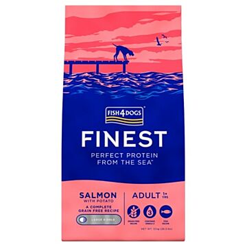 Fish4Dogs Finest Dog Food - Large Bites - Salmon