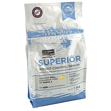 Fish4Dogs Superior Complete Weight Contorl Dog Dry Food - Large Bite 