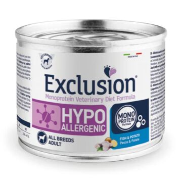 Exclusion Veterinary Diets Dog Canned Food - Hypoallergenic - Fish & Potato 200g
