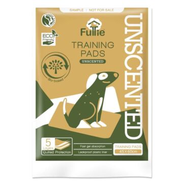 Furrie Dog Pet Sheets - Bio based Eco friendly Training Pads - Unscented Medium 45 x 60cm - Single Pack