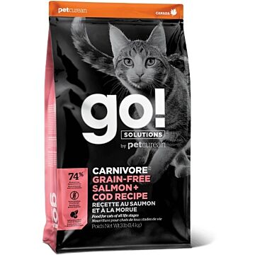 Go! SOLUTIONS Cat Food - Carnivore - Grain Free Salmon & Cod