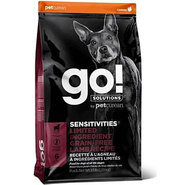 Go! Dog Food - Sensitivity + Shine Grain Free Limited Ingredient Lamb 25lb