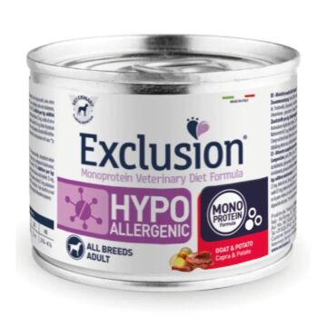 Exclusion Veterinary Diets Dog Canned Food - Hypoallergenic - Goat & Potato 200g