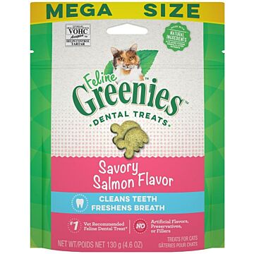 Greenies Cat Dental Treat - Savory Salmon 4.6oz